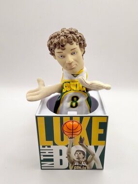 Vintage Seattle Sonics Basketball Luke in the Box Collectible Luke Ridnour #8